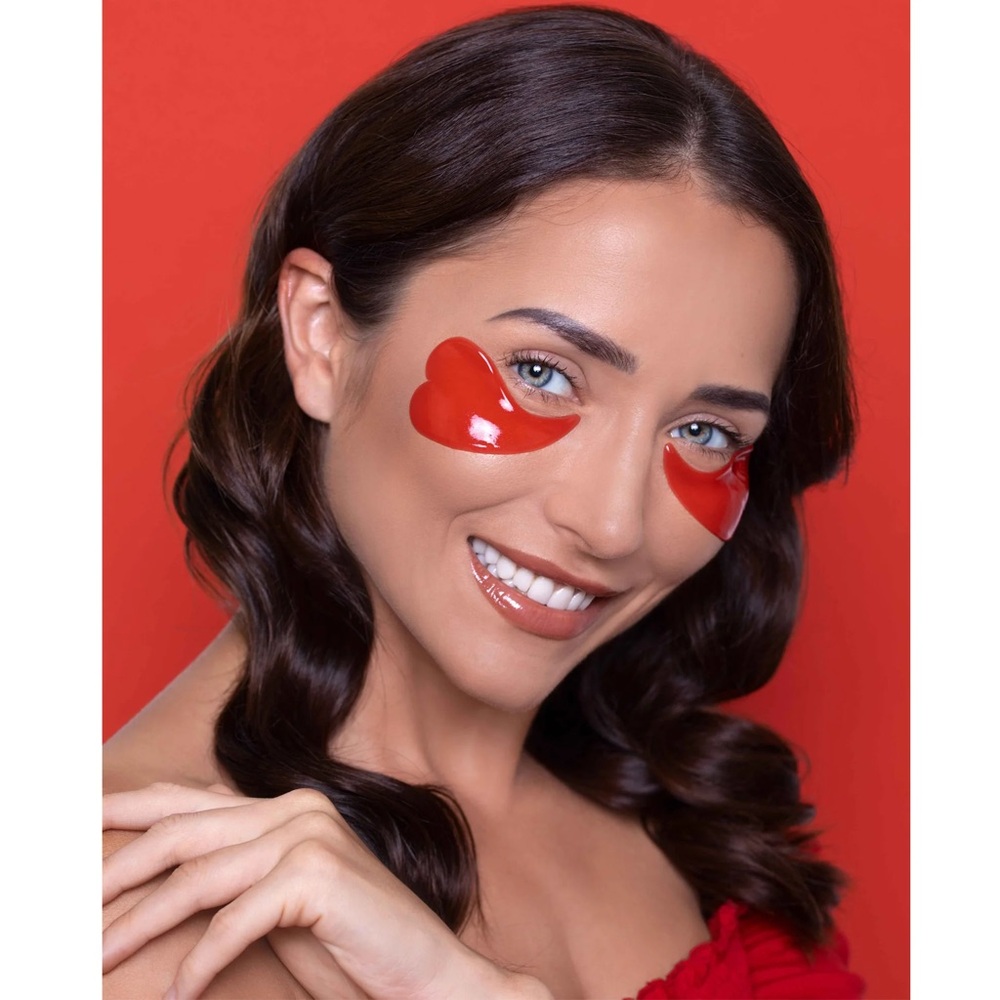 YEAUTY 25 pack 2Hearts Edition Eye Mask - Red - Picture 2 of 5